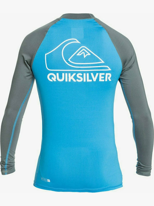 Quiksilver All Time Long Детски Бански Блуза Син