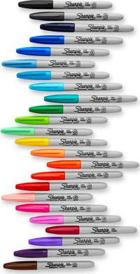 Sharpie Lizard Drawing Markers 1mm Thin Set 30pcs