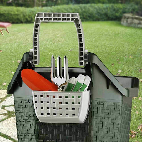 Gartenkarre Holztransport Kunststoff Zweirädrig 76Es 59x50x72cm.