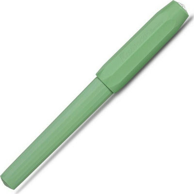 Kaweco Perkeo Stilou Verde din Plastic cu Albastru Cerneală