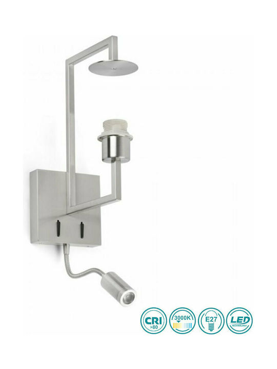 Faro Barcelona Lamp Wall Black 19x28cm Faro Barcelona Lamp Wall Black 19x28cm