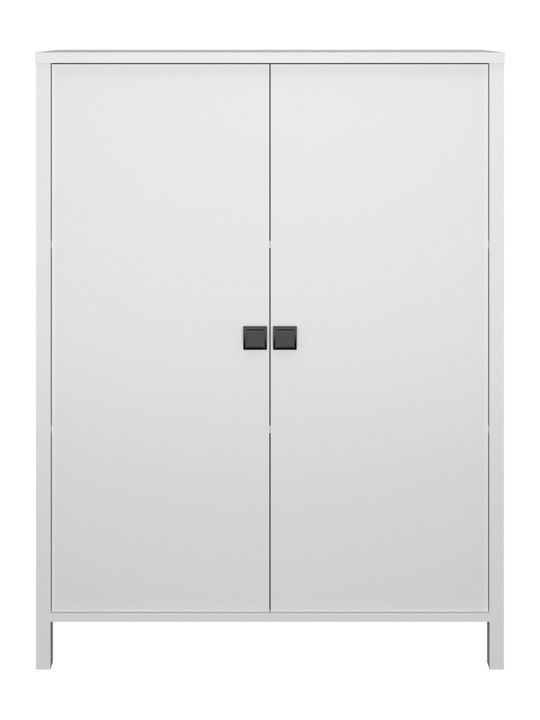 Μπουφές Marocco Ξύλινος Λευκό 99x37x130.5cm