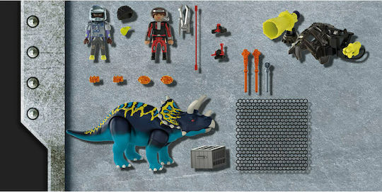 Playmobil Dino Rise Triceratops: Battle for the Legendary Stones for 5-10 years old