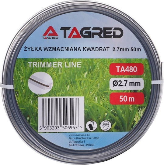 Tagred TA480 Μεσινέζα Τετράγωνη Μήκους 50m και Πάχους 2.7mm
