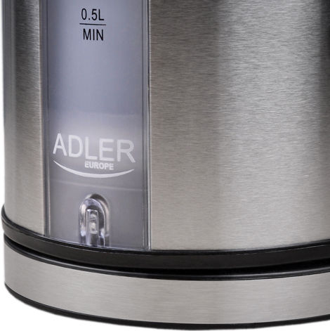 Adler Kettle 1.7lt 2000W Silver