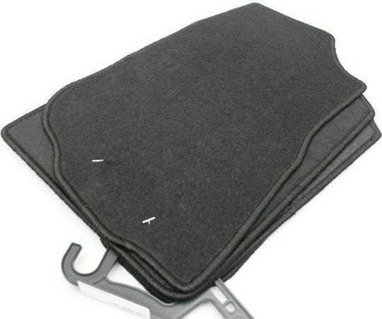Petex Set of Front and Rear Mats 4pcs for Mitsubishi Outlander 2003-2007 Black