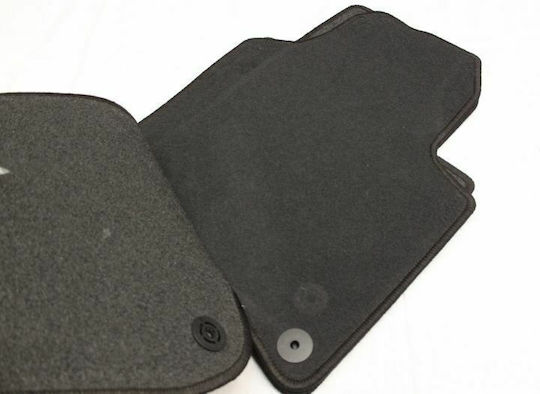 Petex Satz Vorder- und Hintermatten 4Stück aus Teppichboden für Skoda Hervorragend 2008 Schwarz