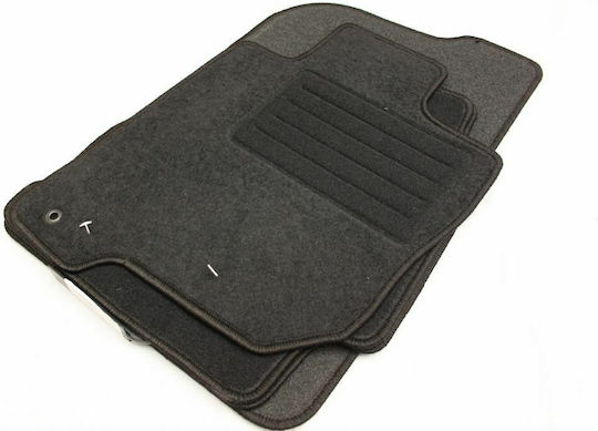 Petex Set of Front and Rear Mats 4pcs for Mitsubishi L200 2006 Black