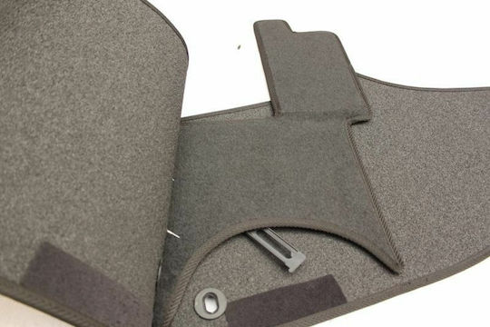 Petex Set of Front and Rear Mats 3pcs for Volkswagen T5 / T6 / Transporter 2003 Black