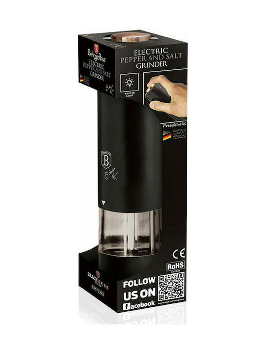 Berlinger Haus Black Rose Collection Electric Inox Spice Mill Black