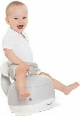 Bo Jungle Potties Toilet Whale with Lid Gray Up To 25kg