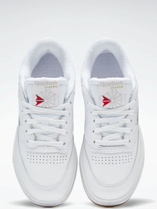 Club C Double Chunky Sneakers White