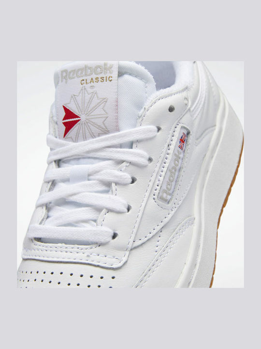 Club C Double Chunky Sneakers White