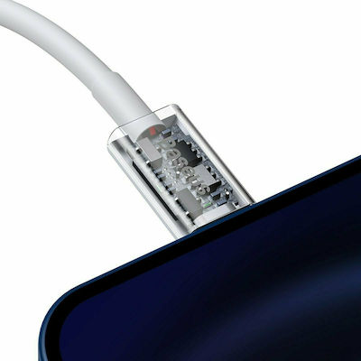 Baseus Superior USB-C to Lightning Cable 20W Λευκό 1m (CATLYS-A02)