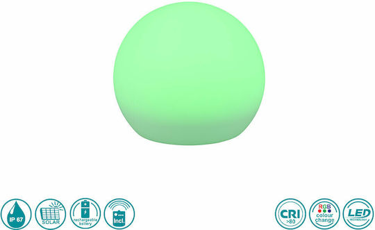 Trio Lighting Spiked Solar Light Ball 0.5W 30lm with Warm White Light 3000K IP67 20cmx17cmcm