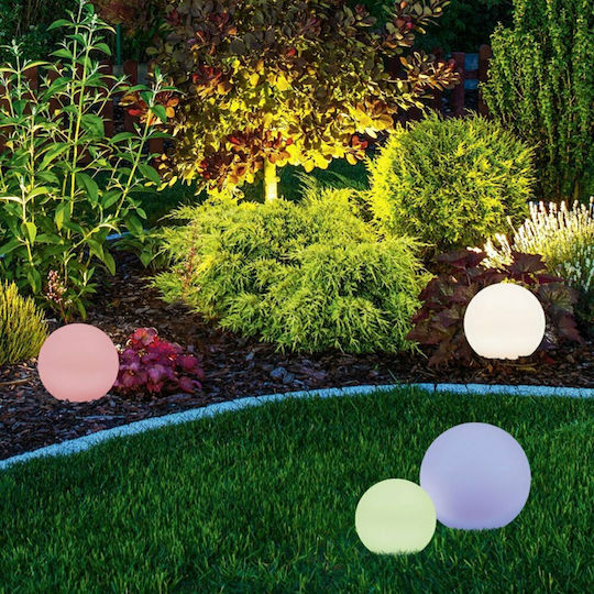 Trio Lighting Spiked Solar Light Ball 0.5W 30lm with Warm White Light 3000K IP67 20cmx17cmcm