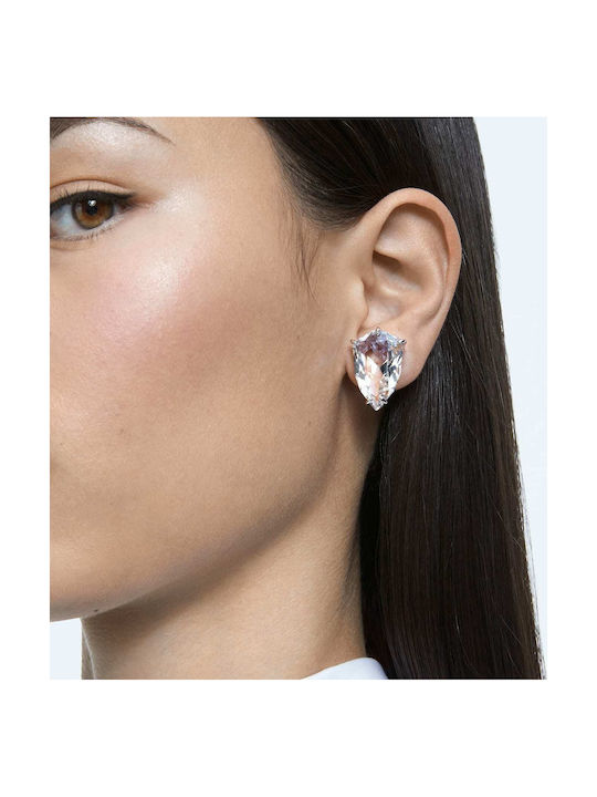 Swarovski Mesmera Trilliant Cut Single Earring with Clip with Stones