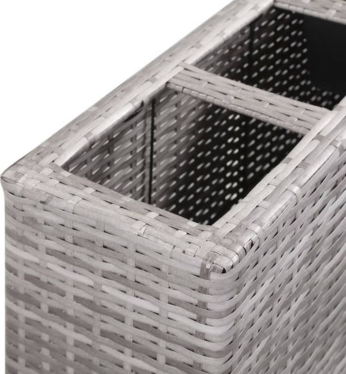 vidaXL Plastic Grey Planter Box vidaXL Plastic Grey Planter Box