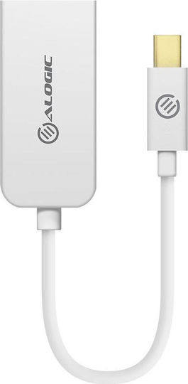 Alogic Convertor Mini DisplayPort Masculin În HDMI Feminin Alb 1 Bucată MDP-HDMI-AIC