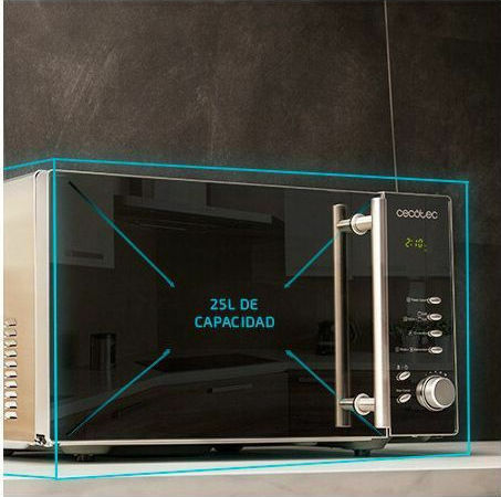 Cecotec Convection 2500 Φούρνος Μικροκυμάτων με Grill 25lt Inox