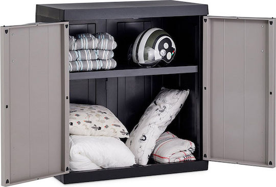 Δίφυλλη Bios Mega Πλαστική 89x54x96εκ. Black / Warm Grey 304 Δίφυλλη Bios Mega Πλαστική 89x54x96εκ. Black / Warm Grey 304
