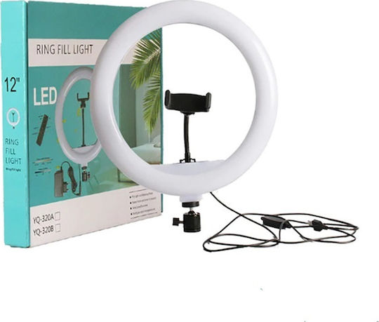 LED Ring Light CXB 300 Ring Light 30cm με Τρίποδο Δαπέδου και Βάση για Κινητό