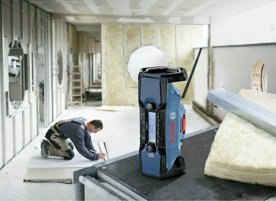 Bosch GPB 18V-2 C Επιτραπέζιο Ραδιόφωνο Επαναφορτιζόμενο με Bluetooth και USB Μπλε