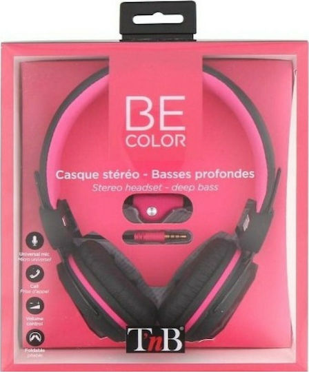 T'nB Vip Be Color Ενσύρματα On Ear Ακουστικά Φούξια