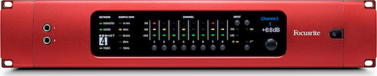 Focusrite Rednet 4 Εξωτερική Επαγγελματική Κάρτα Ήχου με Σύνδεση PCI, Ethernet
