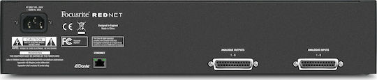 Focusrite Rednet 1 Εξωτερική Επαγγελματική Κάρτα Ήχου με Σύνδεση Ethernet