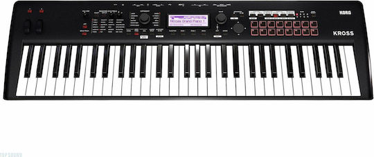 Korg Synthesizer Kross2 61 mit 61 Dynamisch Tasten Schwarz