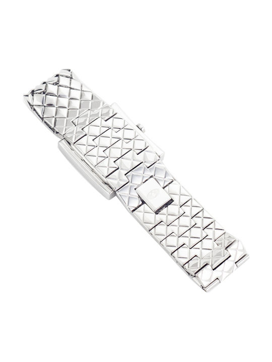 Time Force Watch with Silver Metal Bracelet