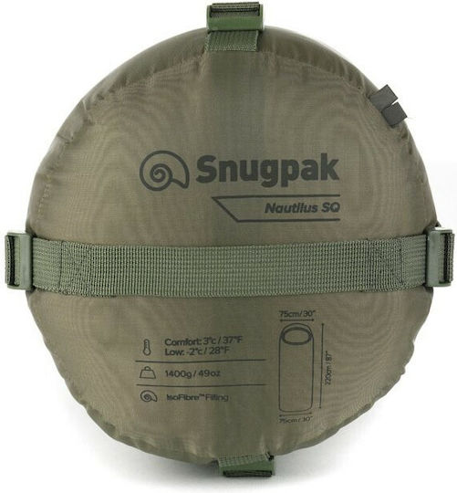 Snugpak Sleeping Bag Single 2 Seasons Nautilus SQ Olive