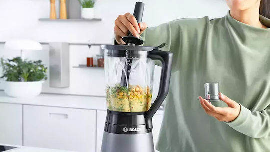 Bosch Serie 4 Блендери с Стъклена Каната 1,5 л 1200W Сребрист