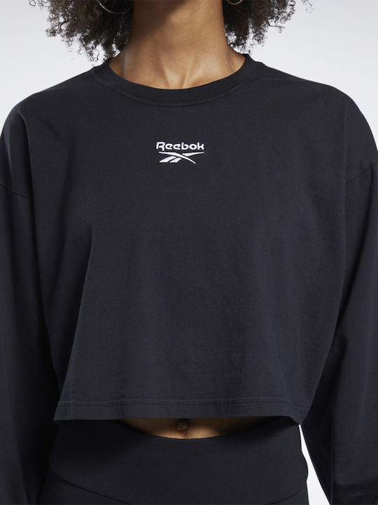 Winter Women's Cotton Blouse Long Sleeve Black