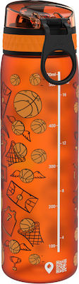 Ion8 Πλαστικό Παγούρι Sport Slim Basketball 600ml