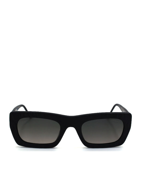 Borbonese Apollo Sunglasses with Black Plastic Frame and Black Gradient Lens APOLLO 01