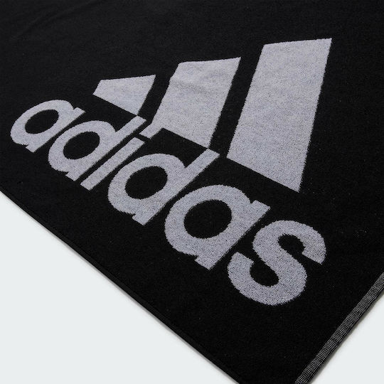 adidas Beach Towel Cotton Black 140x70cm.