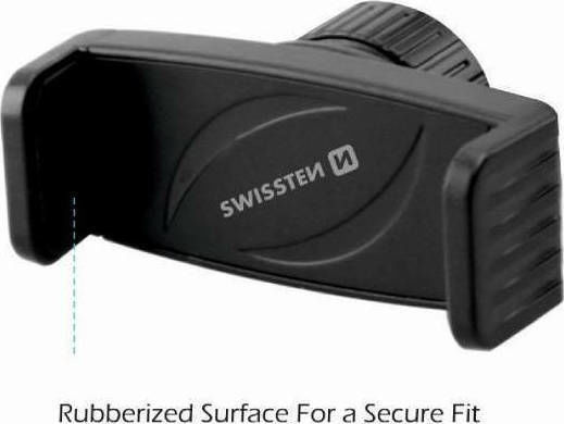 Swissten Βάση Κινητού Αυτοκινήτου S-GRIP S3-HK με Ρυθμιζόμενα Άγκιστρα