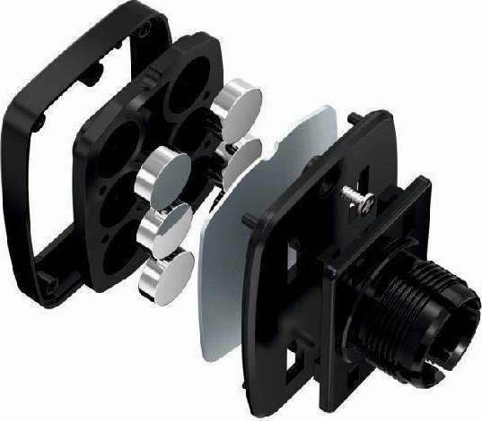 Swissten S-GRIP M5-OP Auto Handy- & Tablet-Halterung mit verstellbaren Haken Schwarz