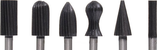 Tagred Set Freze Metal HSS Set Freze Oțel de mare viteză pentru Metal \ Lemn \ Aluminiu \ Plastic 6mm 6buc