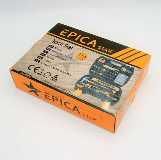 Epica Star Tabakdose mit 116 Werkzeugen