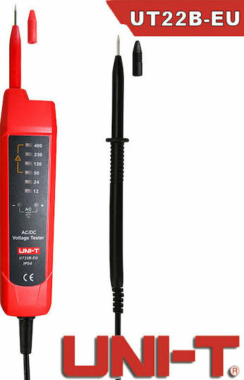 Uni-T Апарат за измерване на напрежение UT22B AC/DC с обхват на измерване 12 - 400V