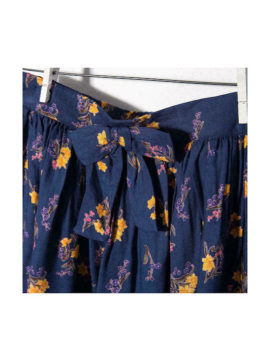 Zippy Skirt Skirt Viscose Aop Flowers 5946526-26 Blue Girl