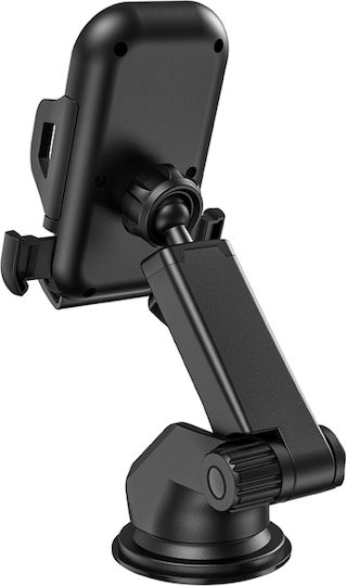 Hoco CA76 Car Mobile Mount 4.5" - 6.5" with Adjustable Hooks Black