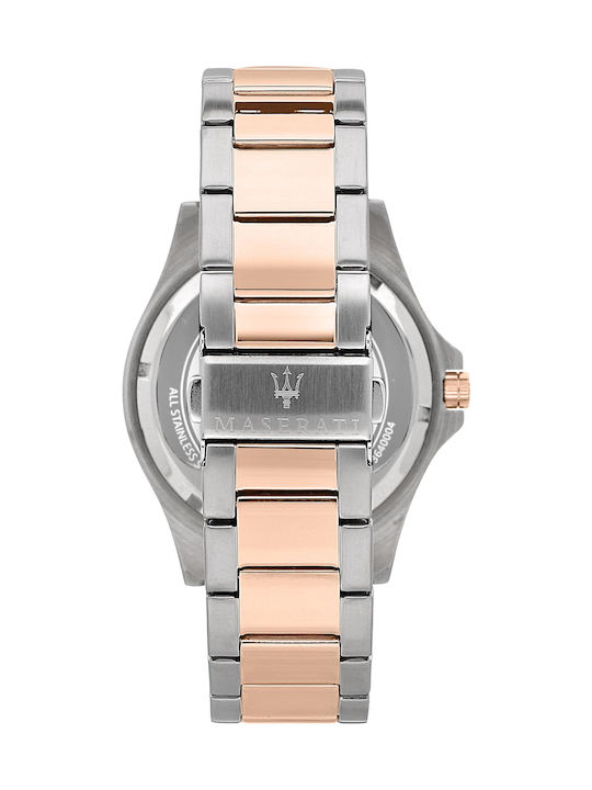 Maserati Sfida Men's Watch 44mm Battery with Metal Bracelet Gold