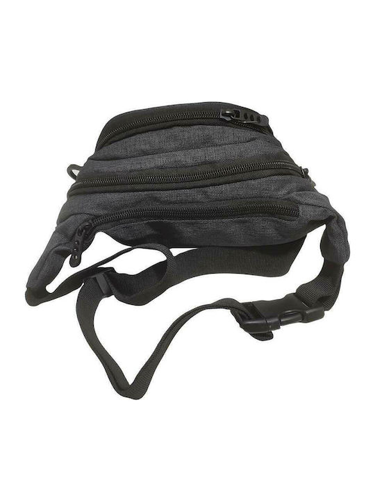 Simple Waist Bag Gray