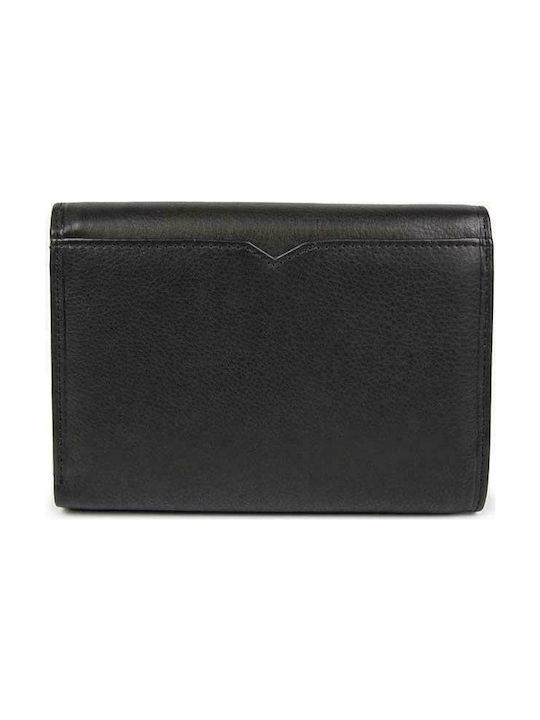 Fetiche Leather AN-1-774 Large Leather Women's Wallet Black AN 1-774