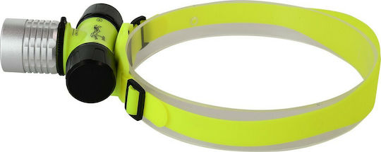 GloboStar Headlamp LED IP68 with Maximum Brightness 300lm Extreme XHP50 3 x AAA Green