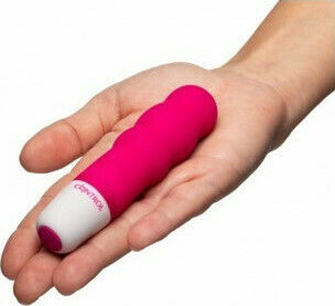 Control Feel Make Feel Velvet Secret Mini Stimulator Klitoris Vibrator 10cm Pink